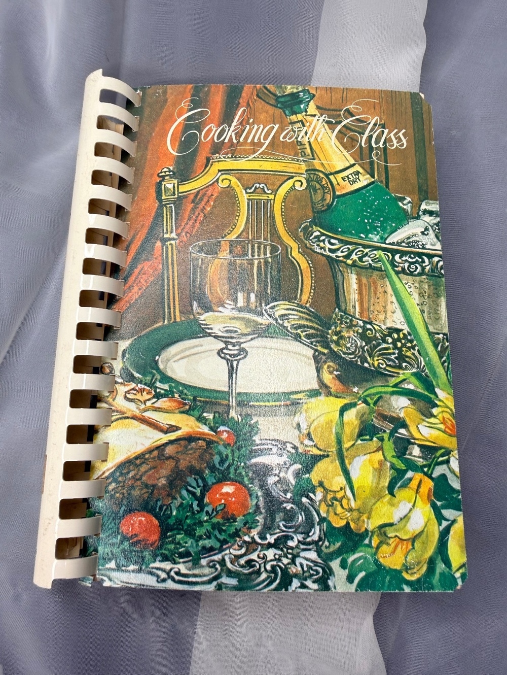 Cooking with Class Community Cookbook 1985 Spiral Bound NC Recipes